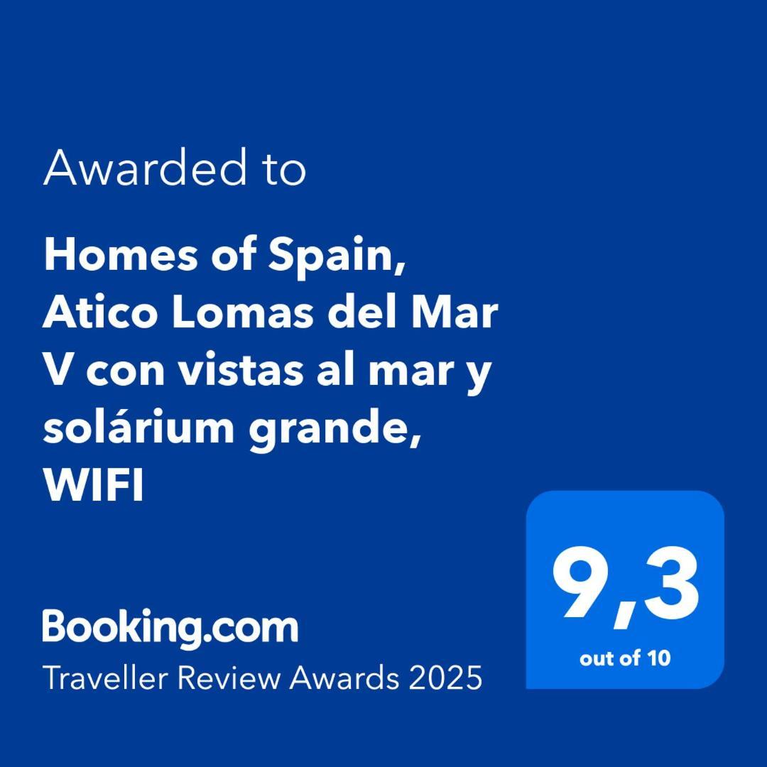 Homes Of Spain, Atico Lomas Del Mar V Con Vistas Al Mar Y Solarium Grande, Wifi Playas de Vera 외부 사진